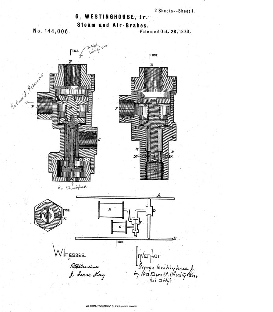 fail-safe train air brake