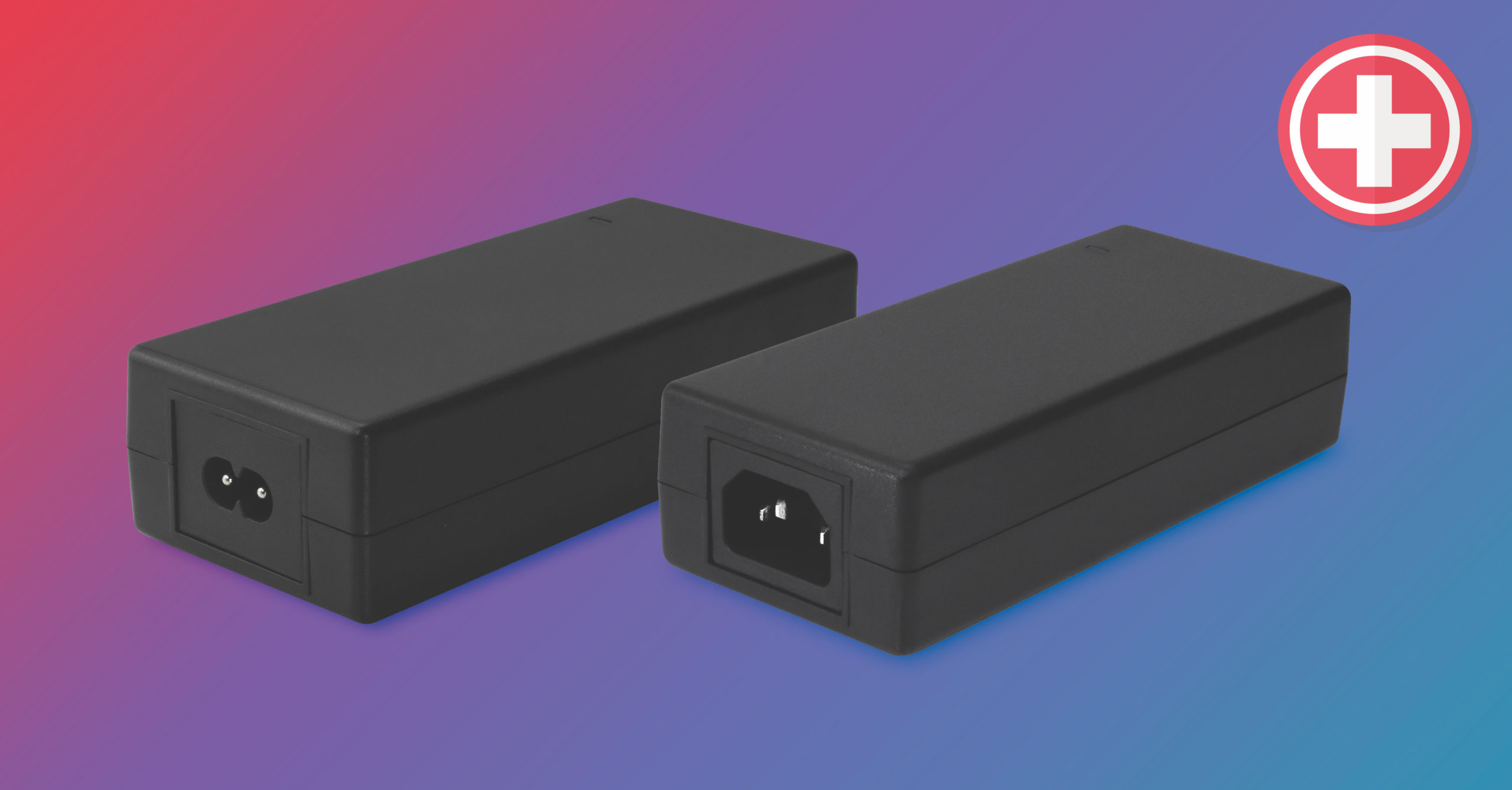 Compact 120W power adapters target medical and dental apps