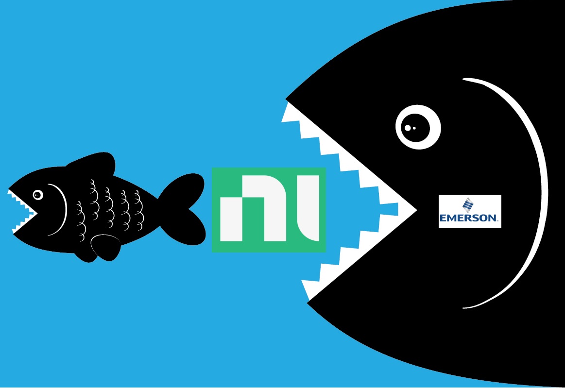 Why did Emerson acquire NI?
