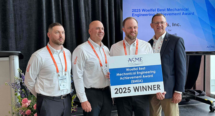 igus wins ASME Award for e-loop cable management system