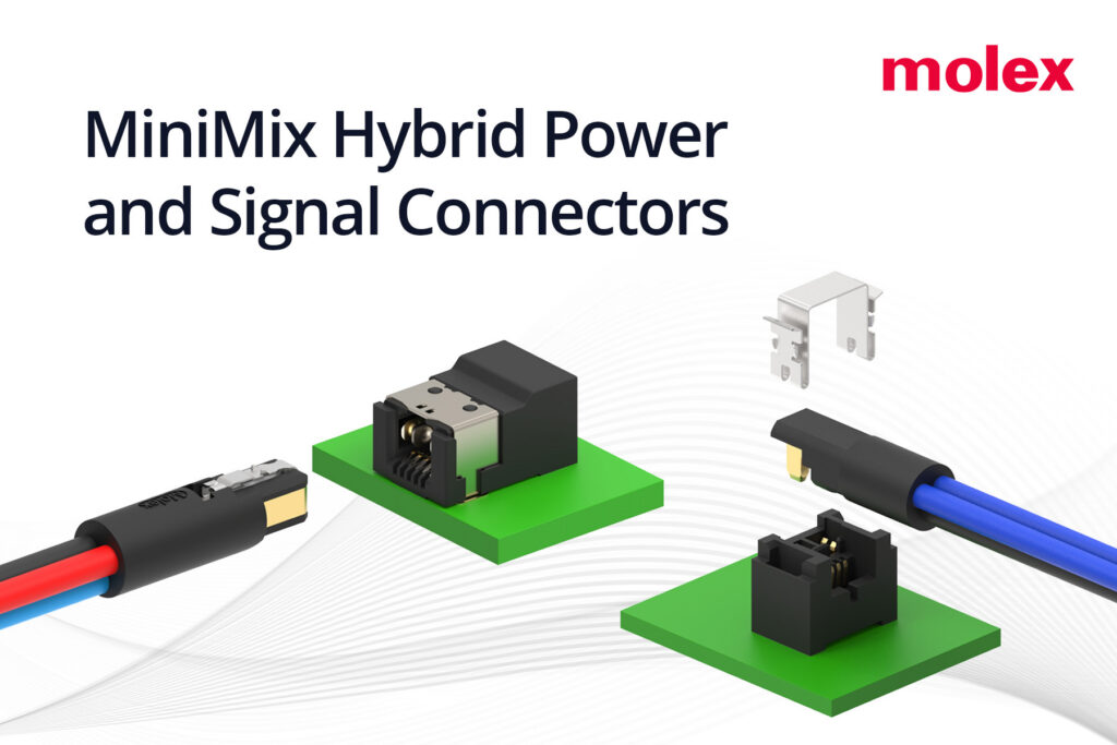 Hybrid connector combines 15A power and ethernet